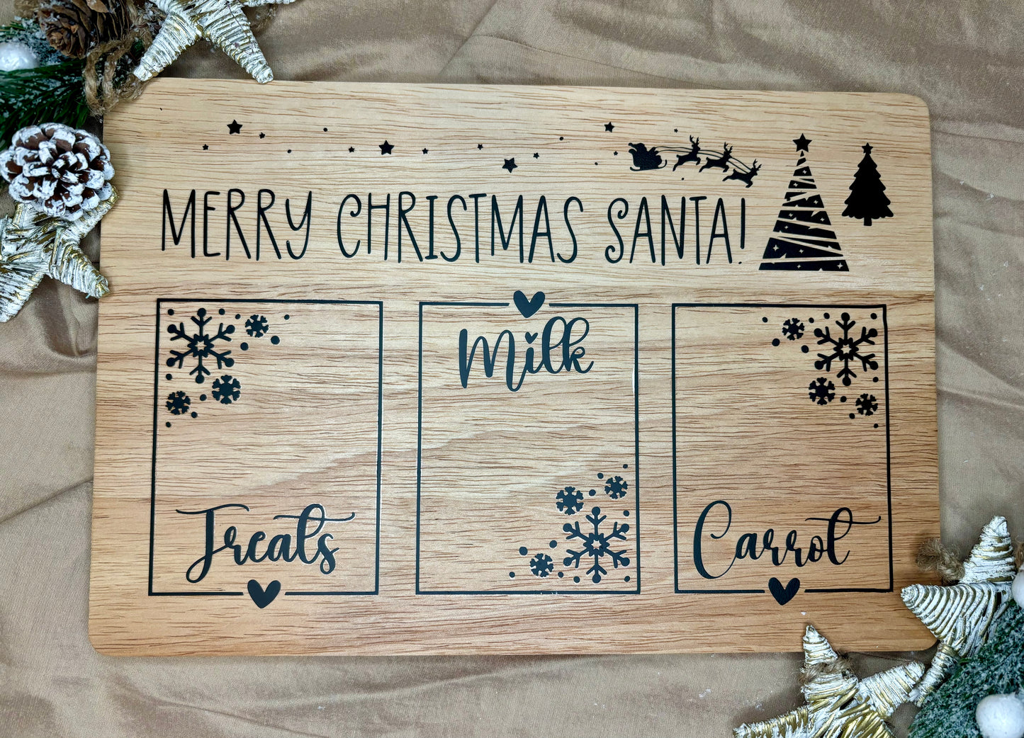 Christmas Eve Santa Treat Board