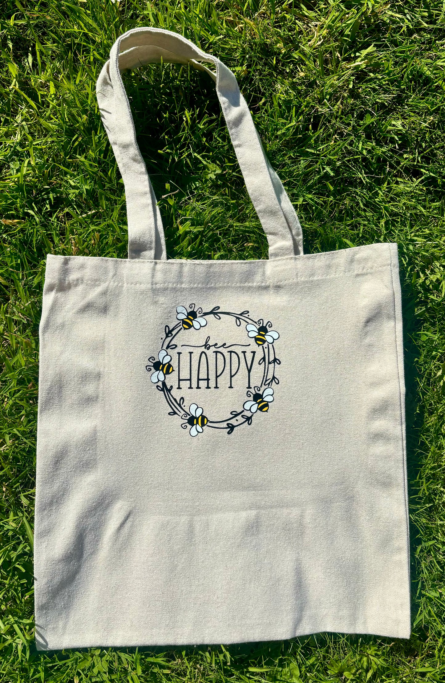 ‘Bee Happy’ Tote Bag