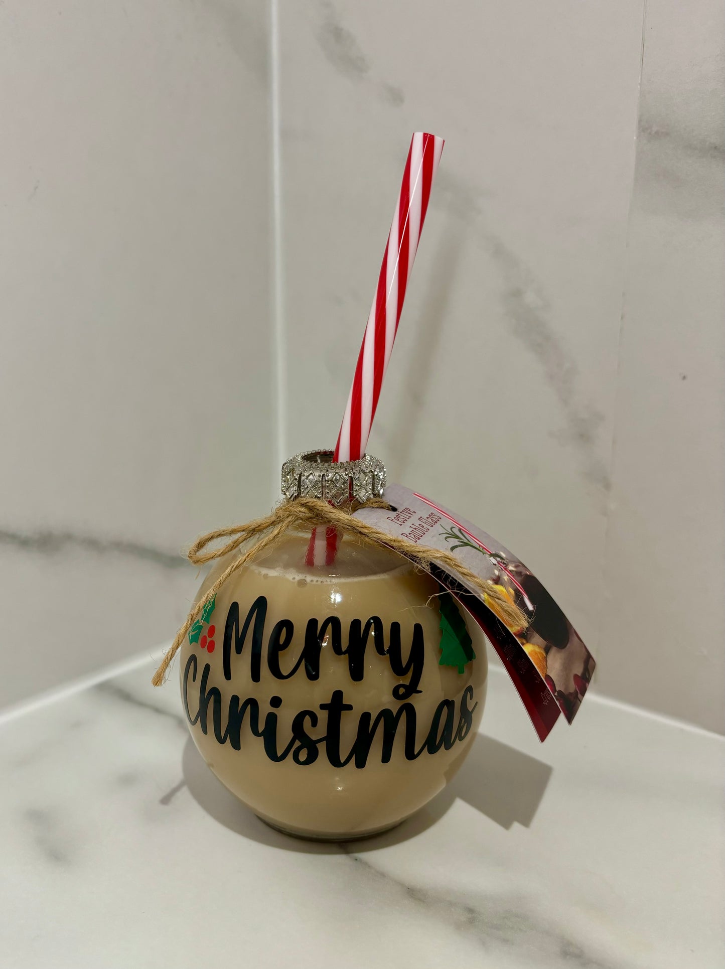 Festive Bauble Glass