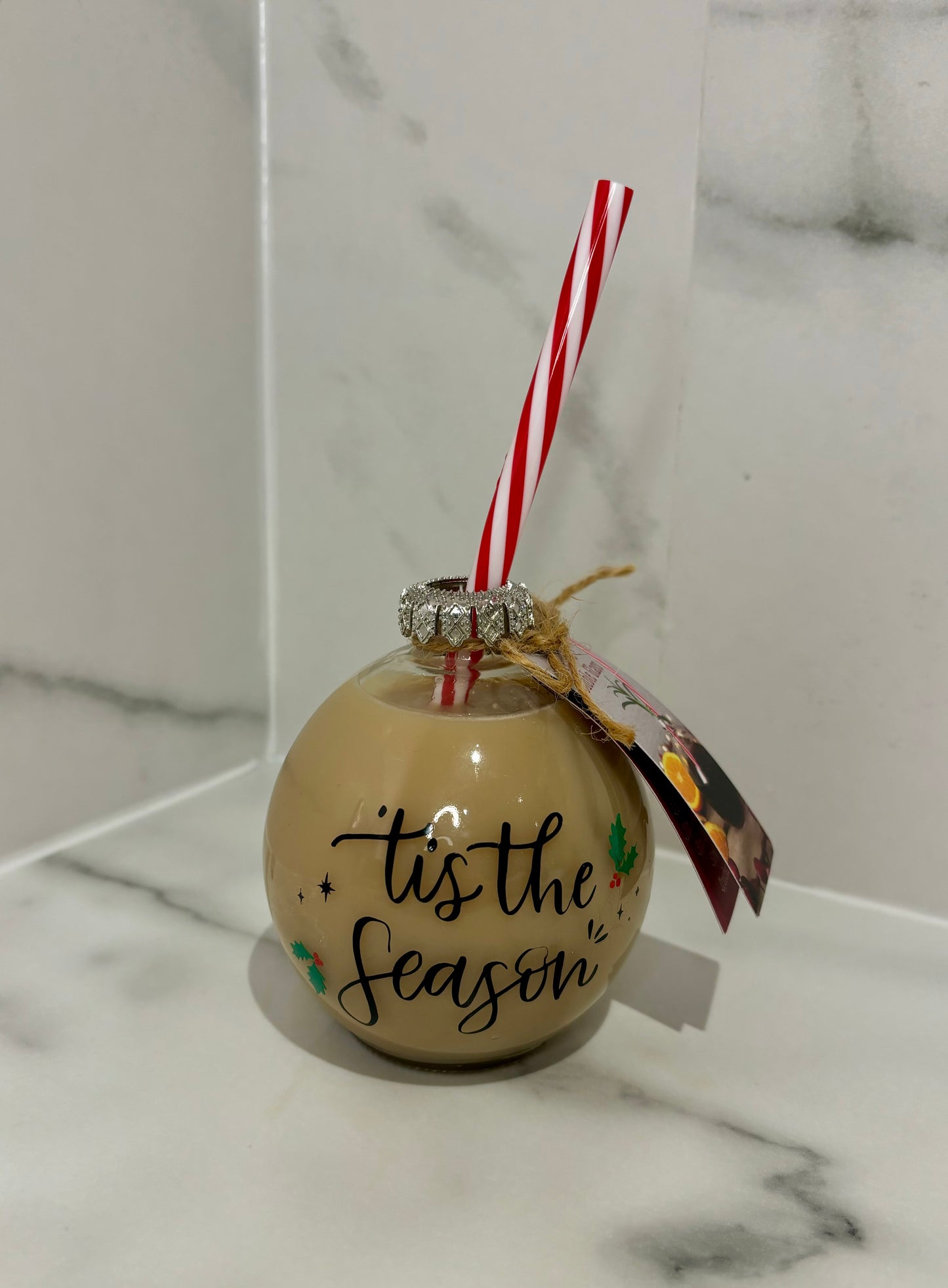 Festive Bauble Glass