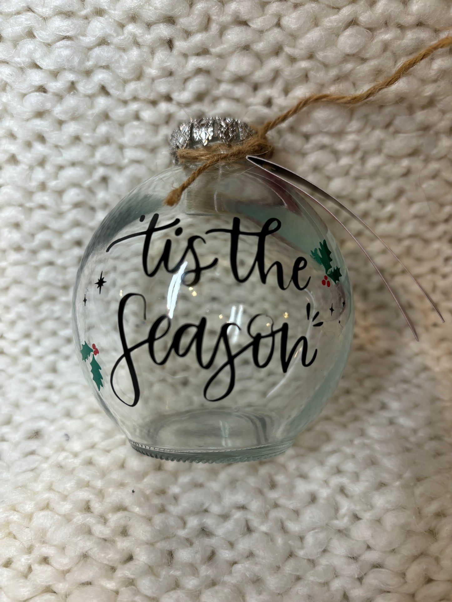 Festive Bauble Glass