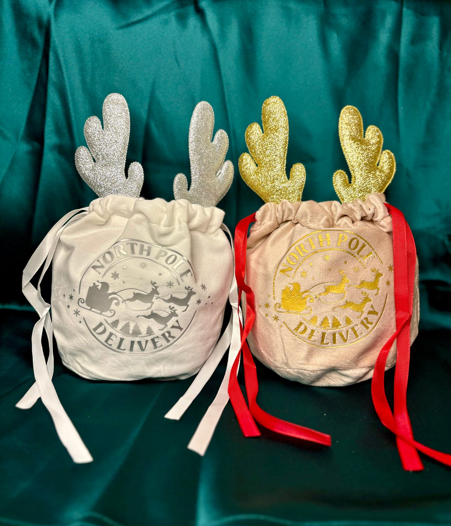 Reindeer Gift Bags - North Pole Delivery