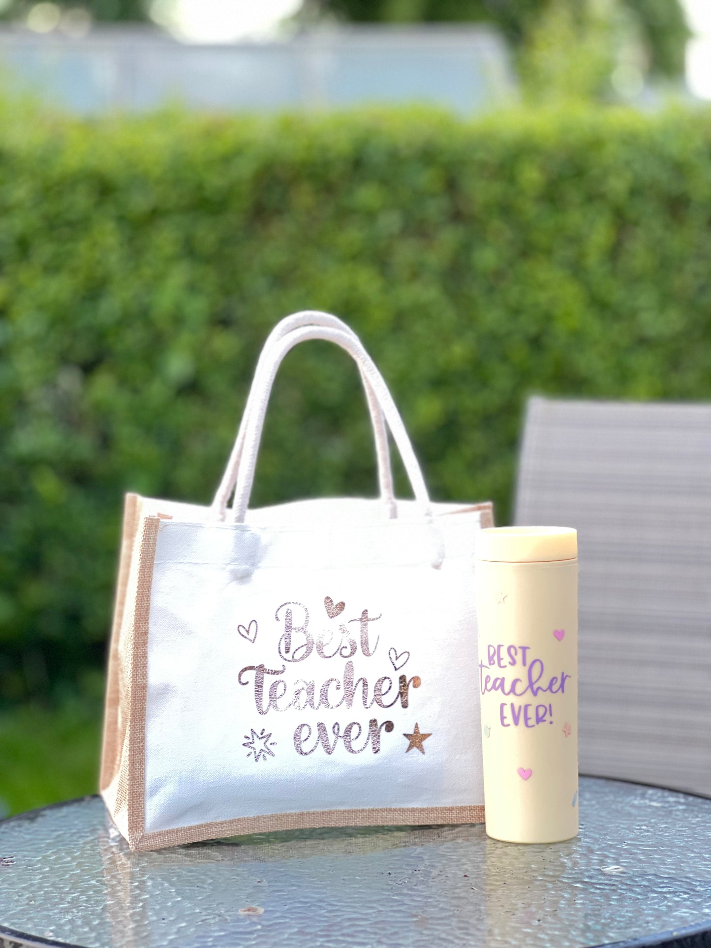 White Jute Bag (Large)