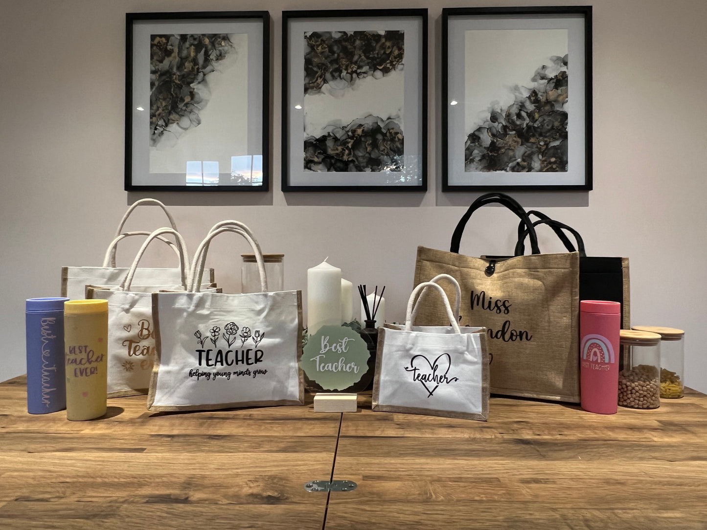 White Jute Bag (Large)